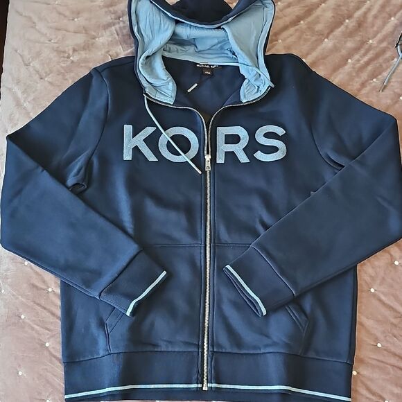 NWT Michael Kors Kids Navy Tracksuit Set, Size L - Picture 2 of 8